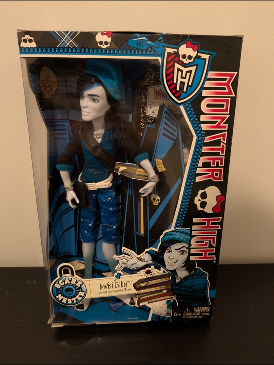 monster high Other - Monster High Invisi Billy Doll In Box NIB